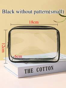 New Retro Cassette Tape Pattern PVC Cosmetic Bag, Theme "You Only Live Once, Can't Redo", Zipper PVC Travel Organizer Bag, Lightweight Fade-Resistant Makeup And Toiletry Pouch, Women/Girls Portable Makeup Case, Easy-To-Wipe Design, Technological Organizer | Modern Aesthetics | Fade-Resistant Material, Travel Essentials, Vacation Summer Back To School Supplies Bag, Waterproof Travel Toiletry Bag - Multicolor - View 10