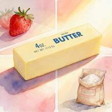 黄油面包造型软萌玩具 - 便携式掌心大小，挤压式减压玩具，柔软手部按摩器，生日和节日送礼佳品 - 彩色 - 查看 8