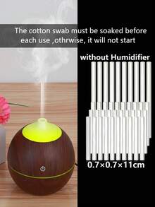1个仿木纹空气加湿器，家用/卧室/浴室加湿器，防止空气干燥，200毫升/USB供电 - 空氣加濕器[插電使用] - 查看 8