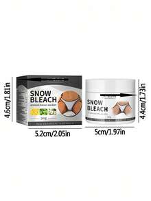 2支装腋下美白霜，适用于美白提亮大腿内侧、腋下、膝盖和手肘，去除、净化和美化肌肤，增强肌肤光泽和光滑度，保湿滋养淡化黑斑，淡斑身体乳，母亲节礼物（30克/50克） - 彩色 - 查看 10