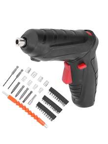 Desarmador Electrico Recargable Set de Destornillador 47pzs Mini Taladro ElectricoDesarmador Electrico Recargable Set de Destornillador 47pzs Mini Taladro Electrico - Negro - Ver 9