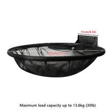 现代可拆卸猫吊床 - 舒适的聚酯纤维宠物床，适合小型至中型猫咪，易于组装 - 43.5X43.5CM - 查看 11