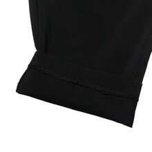 Nike Women's Soft Woven Pants, AS W NK TEMPO DF MR 7/8 PANT, Minimalist Comfortable Lightweight Everyday Wear Trousers HV5765-010 - Black/Silver - View 6