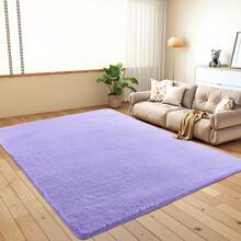 [Soft Floor Carpet] 1pc Fluffy Area Rugs For Living Room, Shaggy Plush Rug For Bedroom, Soft Non Slip Floor Carpet For Bedside, Indoor DéCor - 1PC - 查看 13