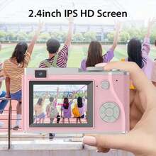 48MP High Definition Digital Camera For Kids, With 32GB Memory Card, Digital Zoom Portable, Outdoor Shooting & Life Recording, Suitable For 3-12 Years Old Boys And Girls, Perfect Holiday And Birthday Gift - Multicolor - View 6