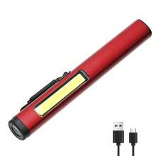 LED+COB Repair Work Light With Magnetic Clip, Automotive Inspection Emergency Flashlight, Pen-Shaped Lamp - Flashlight - View 3