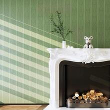 Wallpaper Peel And Stick Textured,3D Embossed Wall Paper Stick On Wallpaper Modern Waterproof Se- Adhesive Contact Paper(17.3\ X 120\) - 格林 - 查看 5