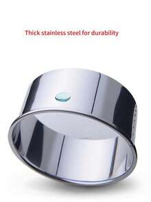 Juego de 3 piezas de moldes redondos y prensa manual de acero inoxidable, que incluye cortador de galletas, molde para empanadillas y accesorios de cocina para herramientas de horneado - Multicolor - Ver 6