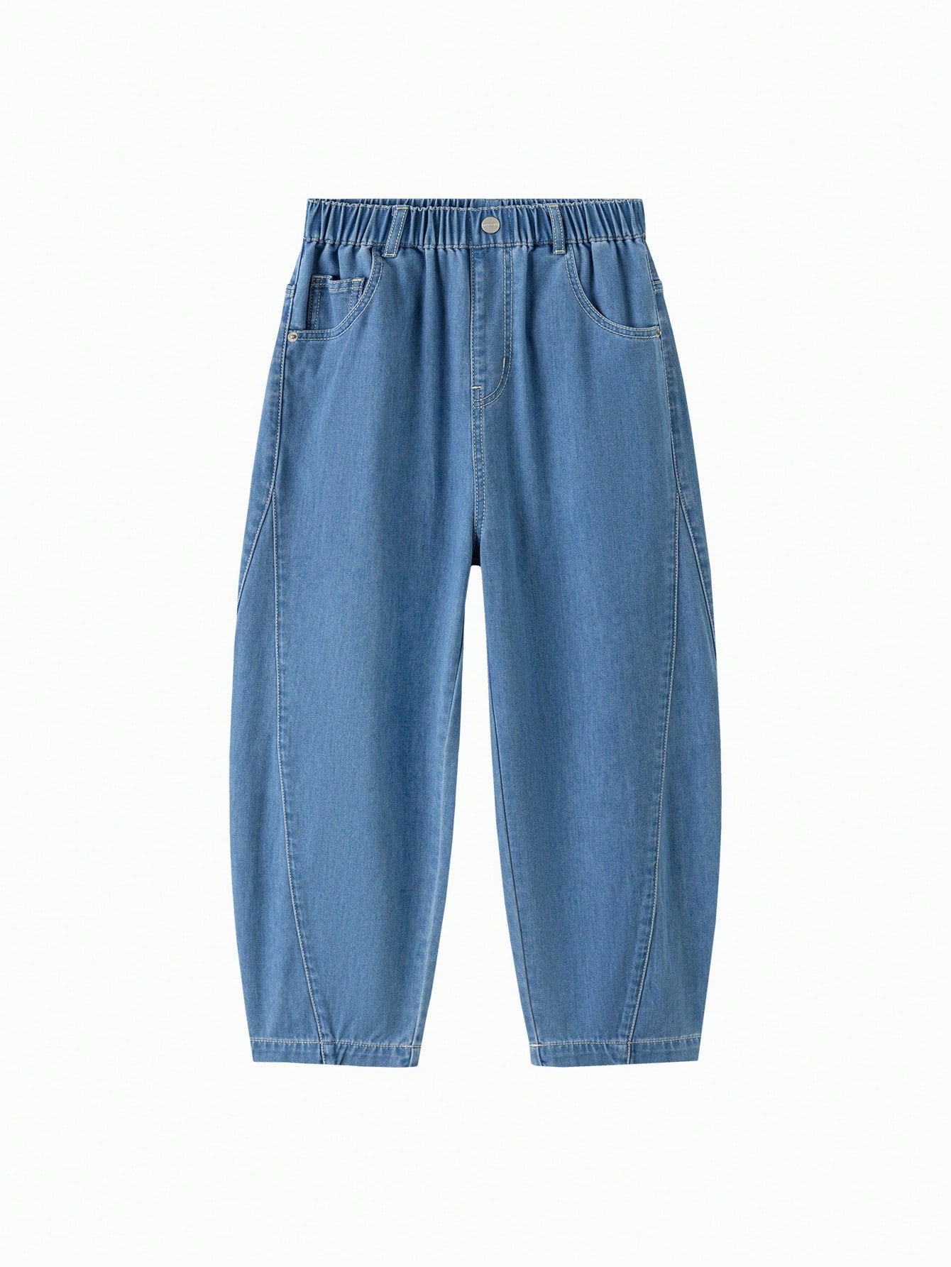 Denim xanh vừa