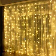 1pc LED Curtain String Lights, USB Powered With 8 Flashing Modes, Remote Control Fairy Lights For Holiday, Wedding, Birthday, Festival, Easter, Valentine's Day Decoration - USB Plug Curtain Light - View 16