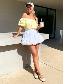 Women's Mary Jane Chunky Low Heels Comfortable Slip On Dress Shoes Closed Round Toe Casual Versatile Work Pumps Flats Shoes - 白色 - 查看 6
