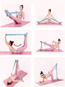 Bộ dây thun 1 mảnh, dây kháng lực kỹ thuật số, dây giãn yoga, dây kháng lực 8 vòng dùng cho ba lê, dây giãn khiêu vũ, dây giãn yoga, dây tập thể dục nhiều vòng điều chỉnh được, Pilates Yoga Khiêu vũ, dây kháng lực đa chức năng cho Yoga và Pilates, dụng cụ luyện tập sức mạnh và sự linh hoạt di động, phù hợp cho người mới bắt đầu, tập thể dục tại nhà, ba lê, dụng cụ tập luyện, dụng cụ thể dục dụng cụ, đồ dùng khiêu vũ - Nhiều màu - Xem 8