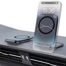 Ultra-Thin Magnetic Phone Holder, Designed Specifically For In-Car Navigation, Foldable Shock-Resistant Magnetic Multifunctional Car Holder. An Essential Gift Item. - Magnetic Bracket - View 4