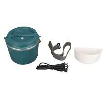Fiambrera eléctrica 1,2 l. Versátil, calentamiento rápido, portátil, calentador de alimentos de acero inoxidable, fiambrera para viajes, coche y oficina. - Tipo de Enchufe A USA (110-127V) - Ver 10