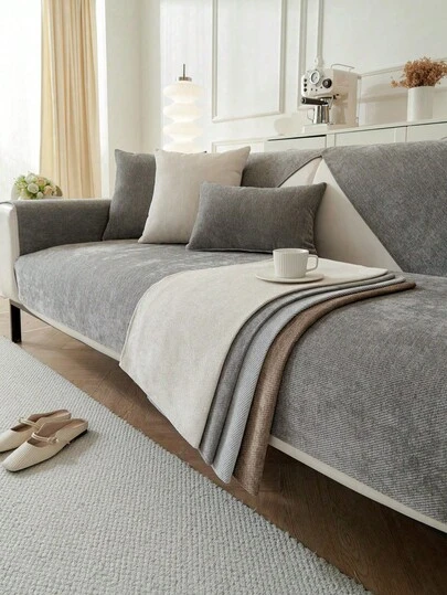 1pc Simple Style Waterproof Sofa Cover, Versatile & Comfortable Sofa Pad For Home, Bedroom, Living Room, Study, Office Use Gifts Birthday Graduation Couch Cover Sofa Covers Room Decor Living Room Decor