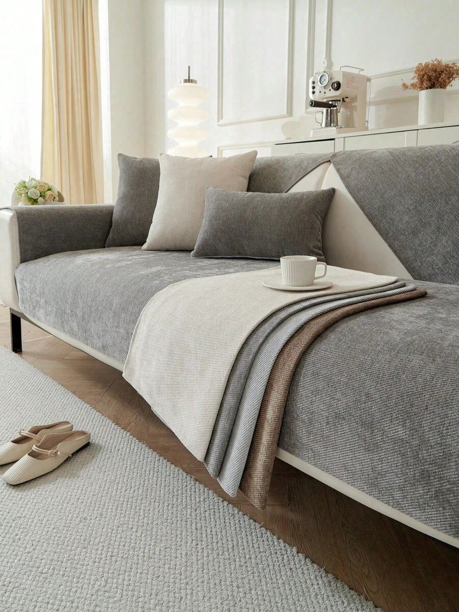 1 件简约风格防水沙发套，多功能舒适沙发垫，适用于家庭、卧室、客厅、书房、办公室使用礼物生日毕业沙发套沙发套房间装饰客厅装饰 - 彩色 - 查看 1