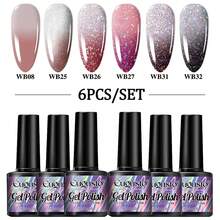 Gama De Gel Semipermanente Lé Kasi 6 Esmaltes Para Uñas Uv A - Rosa coral - Ver 1