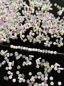 2-10mm Premium Glass Material Mixed Bead Beads, Handmade DIY Bracelets, Necklaces, Pendant Materials, Packaging Accessories Wholesale - Multicolor - View 10