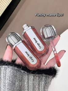 Gege Bear 1pc Mirror-Finish Moisturizing Glossy Lip Gloss, Long-Lasting Non-Sticky Plump Lip Color - 彩色 - 查看 5