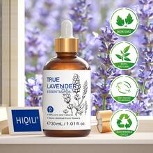 HIQILI 薰衣草玫瑰茉莉精油 30mL/1.01 Fl.Oz. 純淨尤加利茶樹廣藿香油，適用於皮膚與頭髮護理、按摩、身體放鬆、沐浴，亦可用於 DIY 蠟燭與手工皂製作、擴香機、空氣淨化器，適合酒店、臥室、居家香氛禮品 - 多種香味 - 查看 33