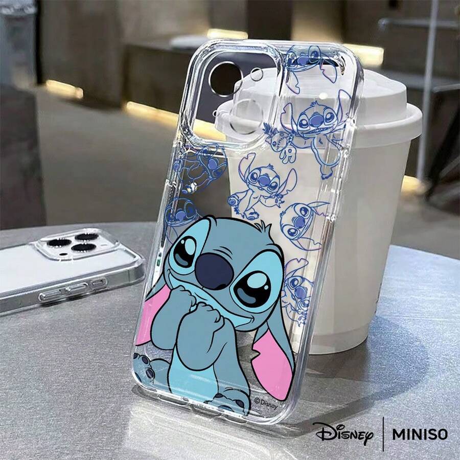 Ốp lưng điện thoại MINISO X Stitch nhiều họa tiết, màu sắc rực rỡ, in hình giả chất lỏng, trong suốt, dành cho các dòng điện thoại 17/17 Pro/17 Pro Max/17 Air/16/15/14/13/12/11/X Series. Ốp lưng 17 Pro Max, ốp lưng 17 Pro, ốp lưng 17. - Trong sáng - Xem 1