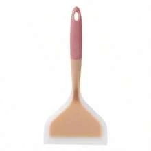 1pc Silicone Spatula, Heat Resistant, Non-Stick Cookware Spatula, Pancake Making Spatula, Semi-Transparent Japanese Style Frying Pan Spatula - Multicolor - View 10