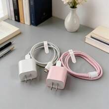 Solid Color Charging Case Protective Cover Compatible With Apple Wireless Earphone Case, Scratch-Resistant And Shockproof - Multicolor - View 3