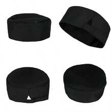 Hyzrz Adjustable Extra Plus Large Unisex Chef Hat Size XL XXL And Up For Cooking Baking Caps With Breathable Mesh Top - Black - View 1