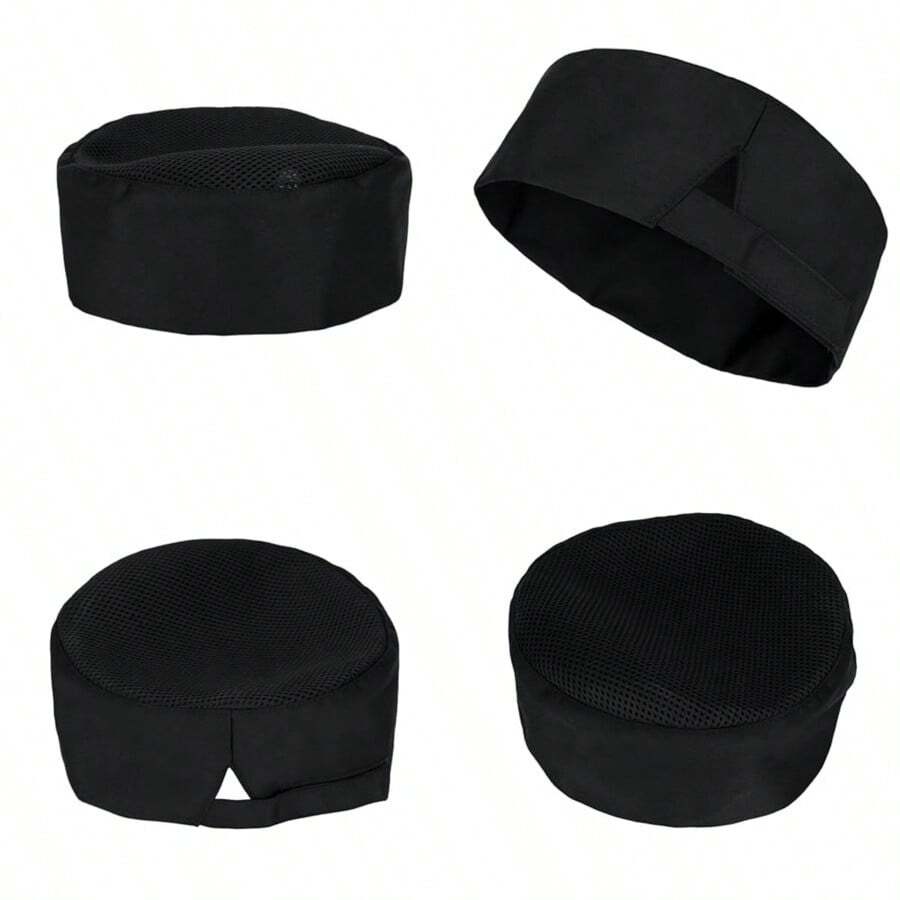 Hyzrz Adjustable Extra Plus Large Unisex Chef Hat Size XL XXL And Up For Cooking Baking Caps With Breathable Mesh Top - Black - View 1