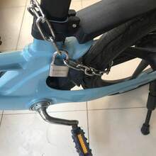 Cerradura de cadena para bicicleta, cerradura de cadena de puerta, materiales de acero inoxidable 304. No se oxida, resistencia - Candado de cadena de 20 pulgadas - Ver 8