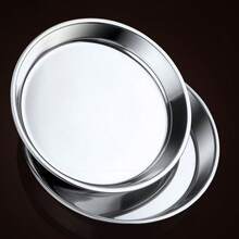 30-34cm Stainless Steel Oyster Serving Tray, Seafood Platter, Grey - Seafood Tray - View 4