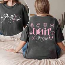 Str Ay Ki Ds Do It Shirt, Str Ay Ki Ds Do It Album Shirt, Retro Str Ay K Ids World Tour Shirt, Skz It Tape - màu đen - Xem 1