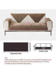 1 件简约风格防水沙发套，多功能舒适沙发垫，适用于家庭、卧室、客厅、书房、办公室使用礼物生日毕业沙发套沙发套房间装饰客厅装饰 - 彩色 - 查看 31