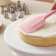 6pcs Silicone Baking Set - Silicone Spatula, Silicone T-Shaped Spatula, Silicone Basting Brush. Heatproof Multi-Purpose Baking Set - Multicolor - View 7