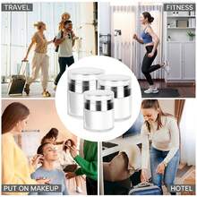 3 Pcs Airless Pump Jars Mixed, Empty Makeup Containers, Refillable Vacuum Bottle Dispenser For Cream, Travel Bottles For Toiletries, Leak Proof Air Pump Jar For Cream Lotion, Eye Cream, Liquid, Foundation, Shampoo - 3 件裝 - 查看 10