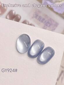 Miss Leia 7件套/15ml 春夏闪粉指甲油，9层水晶猫眼凝胶指甲油系列，全新多功能美白、冰紫、蓝色磁性指甲油，适合新手、美甲沙龙、DIY居家使用、节日、派对、女士礼物 - 紫色 - 查看 11