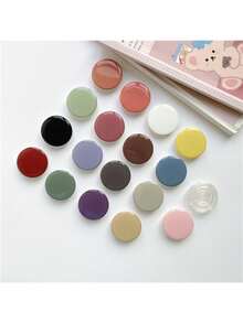 Giá đỡ điện thoại dán bàn dạng túi khí thu gọn, màu trơn trong suốt, kiểu macaron, chất liệu epoxy, thiết kế slouchy cho ốp lưng - Nhiều màu - Xem 7