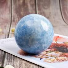 Natürlicher blauer Himmelskristall, geeignet für Heimdekoration, Geschenk für Familie und Freunde zum Kristallfest - Babyblau - Übersicht 2