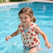 Polyester Buoyancy Vest & Shorts Set For Girls, Suitable For Water Sports Activities Like Boating, Canoeing And Swimming - Multicolor - View 11
