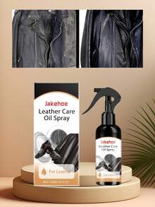 jakehoe 皮革护理油喷雾，清洁剂和护理剂，适用于皮革沙发、靴子、夹克 - 液體 - 查看 12