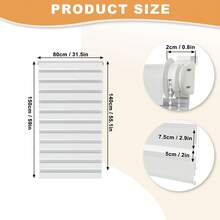 Zebra Blinds, Blackout Roller Blinds, Window Blinds, Balcony Door Blinds, Duo Roller Blinds, Double Blinds, No Drilling Required, Clip-On Roller Blinds - 1PC - 查看 41