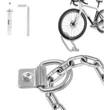 Anclaje de  antirrobo para cerradura de cadena de bicicleta, anclaje de tierra de  resistente en el piso o par - como en la foto - Ver 2