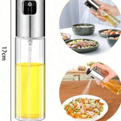 玻璃喷雾油瓶，适用于油、醋、酱油、烧烤酱、沙拉酱等。