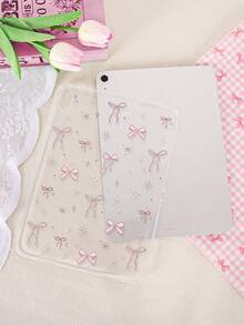 1 件装 TPU 软壳，星空蝴蝶结图案，适用于 Mini1/2/3/Mini4/Mini5/Mini6/Mini7/Air/Air2/9.7/10.2/10.5/Air4/Air5/10.9/Pro 11 英寸/第十代/Air 11 英寸 (M3) 2025/Pad (A16) 11 英寸第十一代 2025、A7/A8，轻薄超薄软壳，简约/个性化/创意/可爱，TPU 平板电脑保护套，透明外壳，无笔槽 - 彩色 - 查看 6