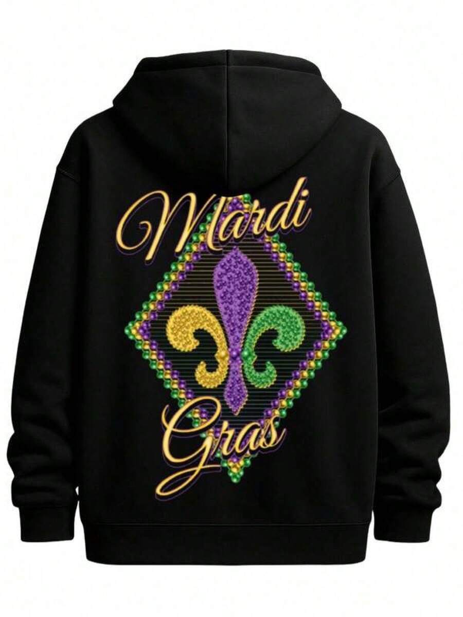 Men Outdoor Hoodies & Sweatshirts - Black - View 1