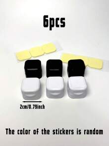 多功能磁吸式线缆整理架，桌面及车载充电线收纳架，自粘式办公桌及汽车线夹线缆管理解决方案 - 彩色 - 查看 11