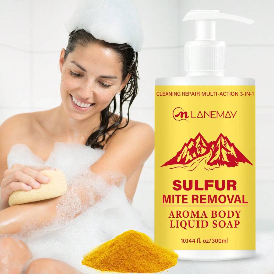 Sữa tắm có chứa lưu huỳnh, hương thơm, dung tích 300ml, có chức năng phục hồi và làm dịu da, giảm khô và căng da sau khi tắm, duy trì sự ổn định của hàng rào bảo vệ da, thích hợp để sử dụng hàng ngày. - Chiết xuất lưu huỳnh - Xem 1