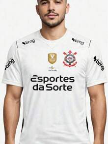 Corinthians Team Shirt, Black, Size 26-27. - 白色 - 查看 3