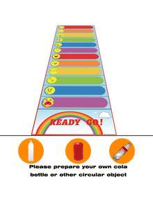 1个趣味滚瓶游戏，DIY奖励或惩罚游戏，滚瓶游戏道具，适合团队建设、家庭、朋友聚会和节日活动 - 彩色 - 查看 4