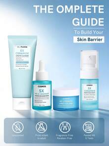 5倍神经酰胺修护护肤套装 | 洁面啫喱 + 精华液 + 保湿啫喱，舒缓泛红，强韧敏感及油性肌肤 - 四件套 - 查看 2